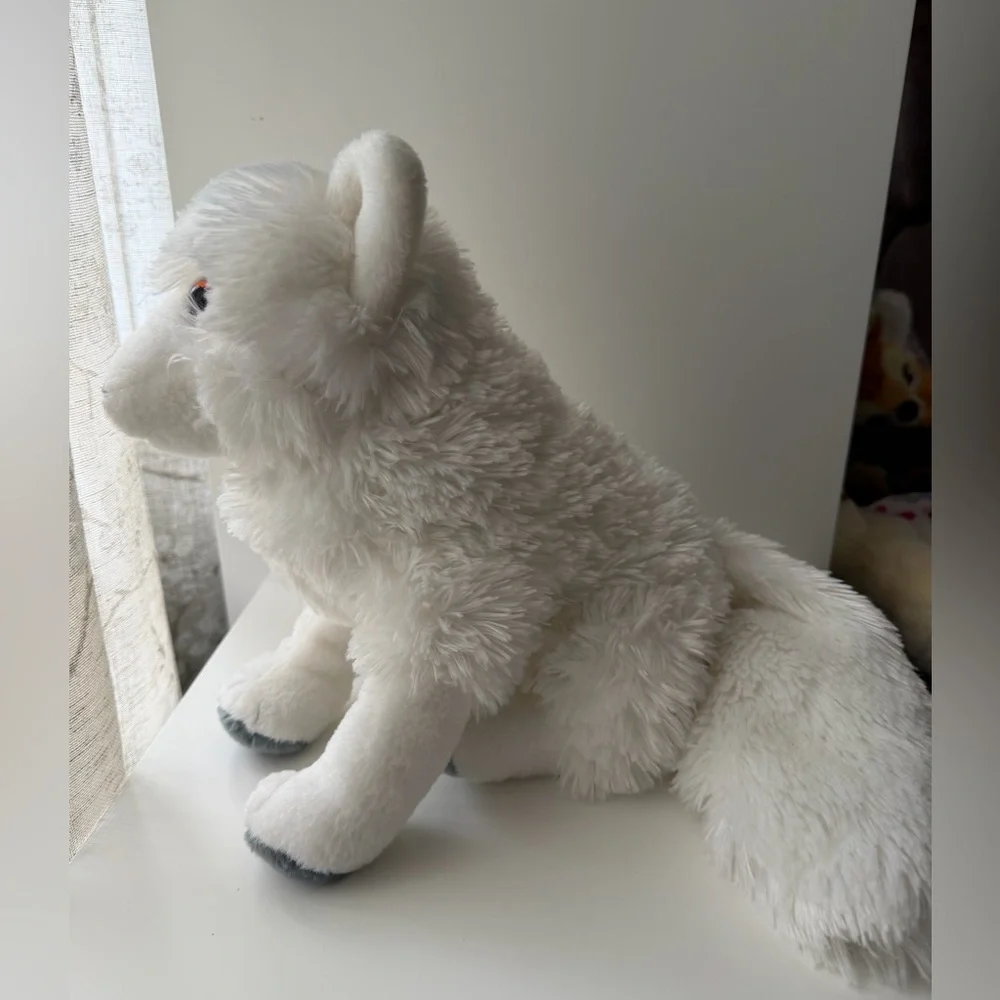 Wild Republic Arctic Fox 12” Plush – Cuddlekins Stuffed Animal